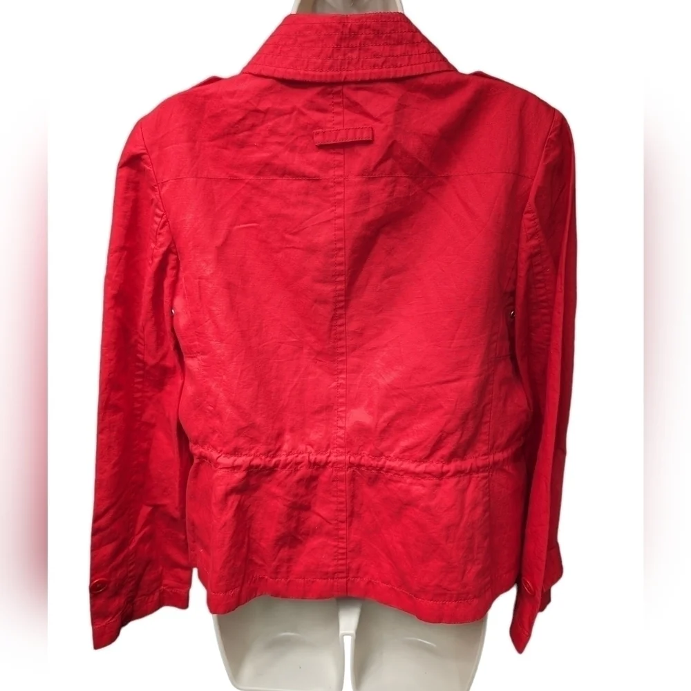Talbot Utility Style Linen Blend Jacket Sz 6